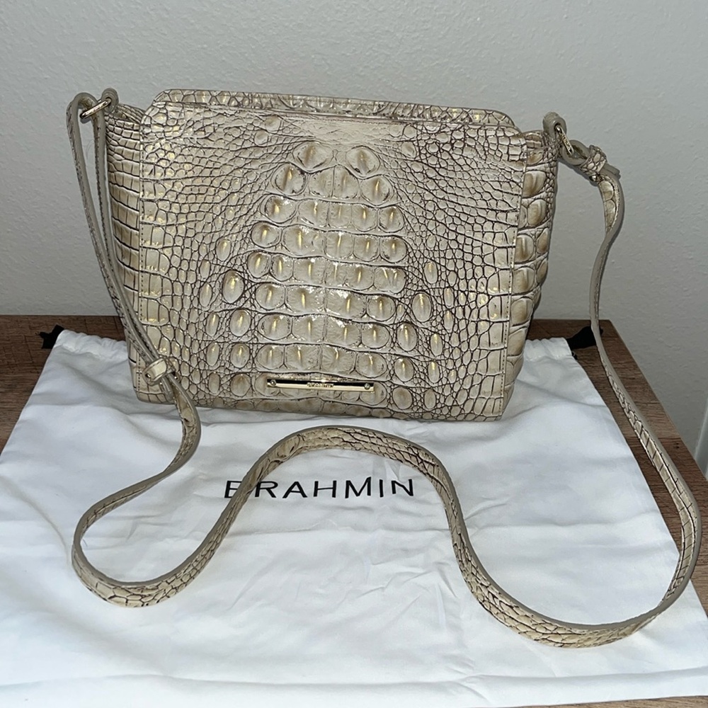 Brahmin Carrie Crossbody Sand Dune